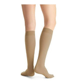 Jobst Opaque Knee High Compression Stockings Closed Toe - 20-30 mmHg, Silky Beige